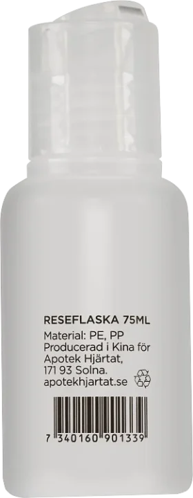 Hjärtats plastflaska reseförpackning 75 ml Hjärtats