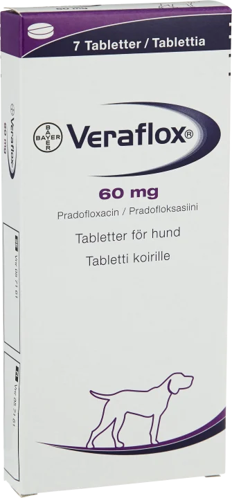 Veraflox Tablett 60mg Blister, 7tabletter 