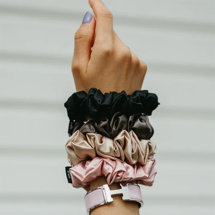 ByBarb Sidensnodd Stor Mörkgrå ByBarb