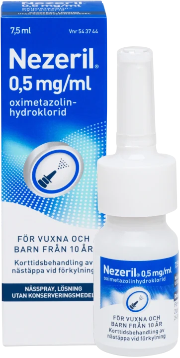 Nezeril nässpray 0,5 mg/ml 7,5 ml Nezeril