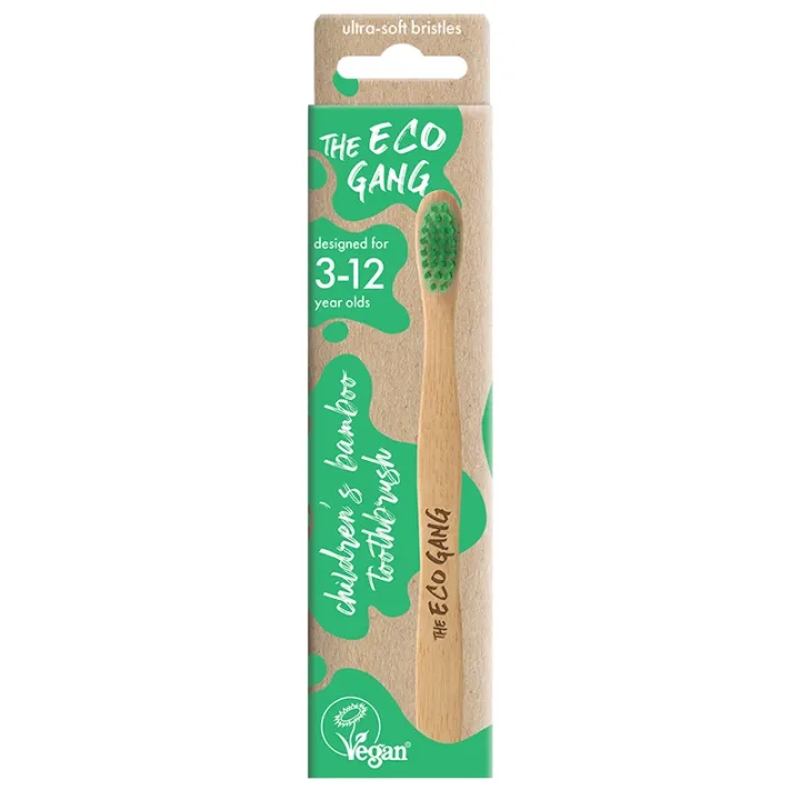 The Eco Gang Kids Bamboo Toothbrush Mix Ultra-Soft 1 st The Eco Gang