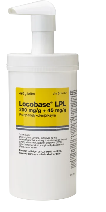 Locobase LPL Kräm 200mg/g+45mg/g 490 g Locobase