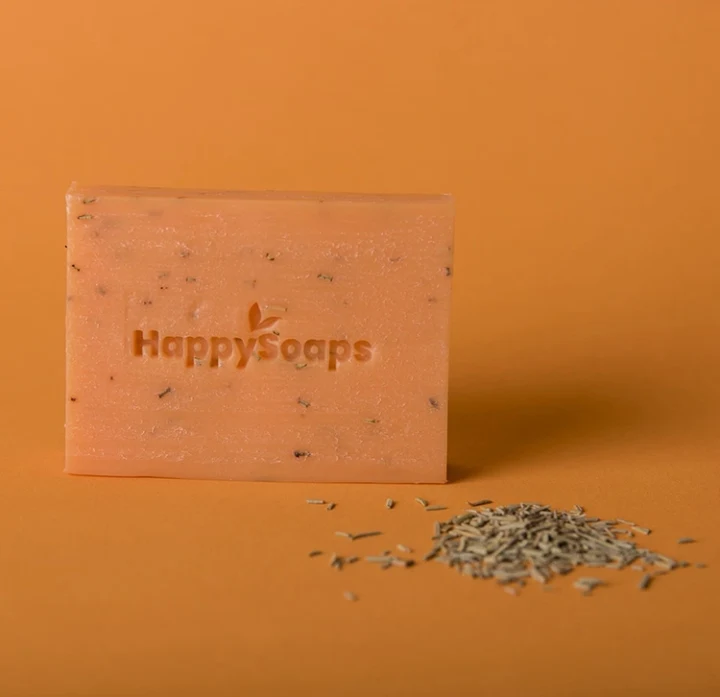 HappySoaps Body Wash Bar Argan Oil & Rosemary 100 g HappySoaps