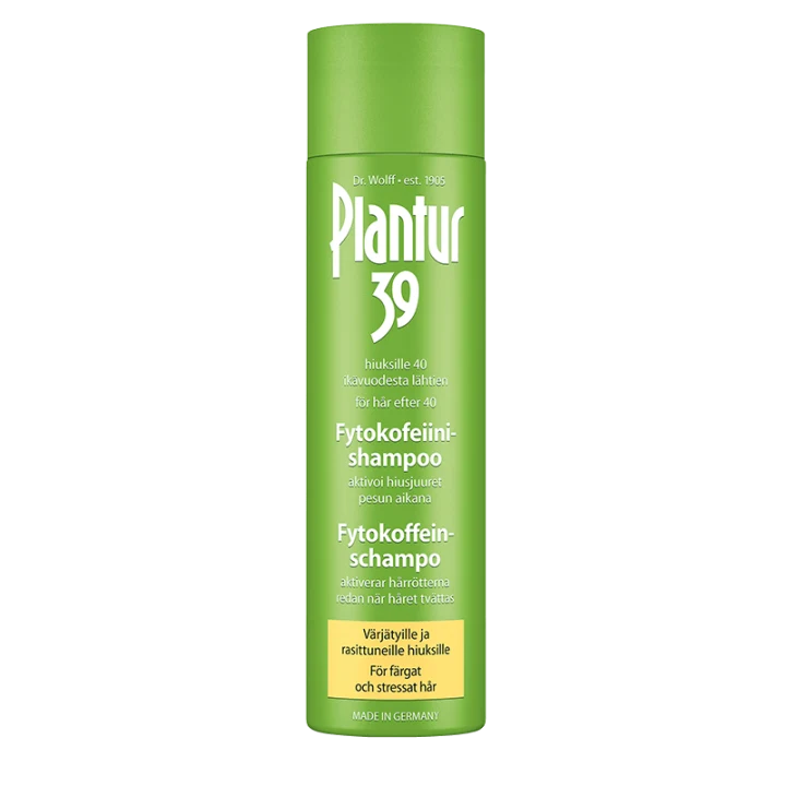 Plantur 39 Fytokoffein Schampo 250 ml färgat/slitet hår Plantur