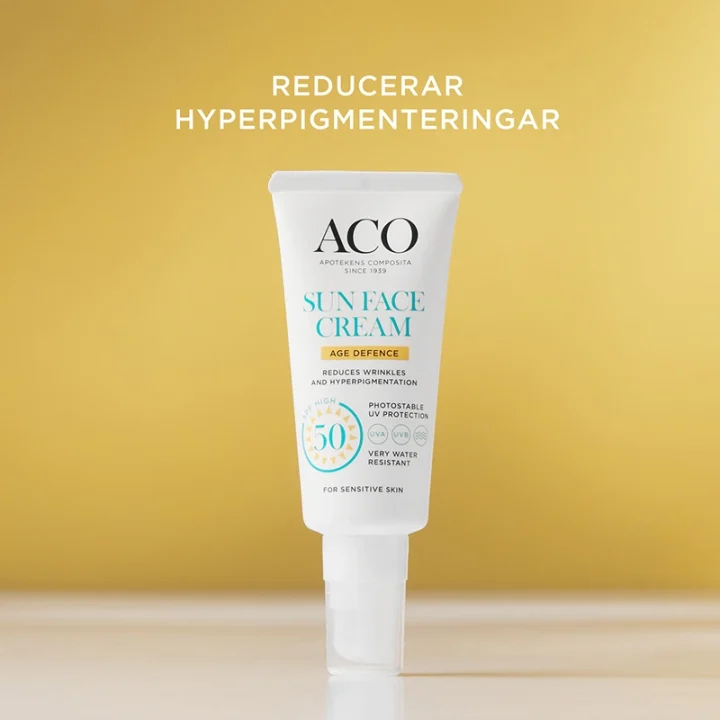 ACO Sun Face Cream Age Defense SPF 50, 40 ml ACO
