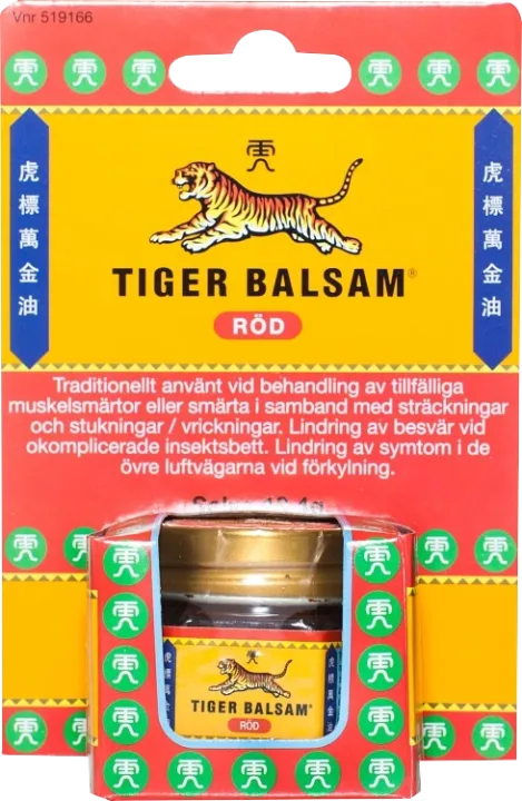 Tiger Balsam Röd Salva Burk 19,4 g Tiger Balsam