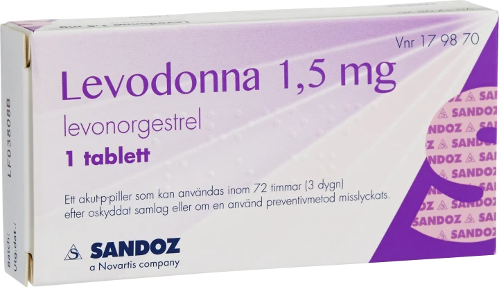 Levodonna tablett 1,5 mg,1 st Levodonna