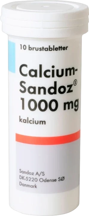 Calcium-Sandoz brustablett 1000 mg 20 st Sandoz