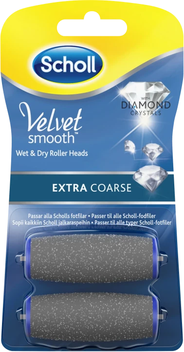 Scholl Velvet Smooth Extra Coarse Refill 2-pack Scholl