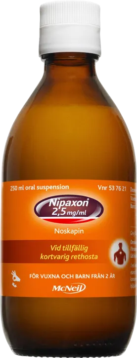 Nipaxon oral suspension 2,5 mg/ml 250 ml Nipaxon