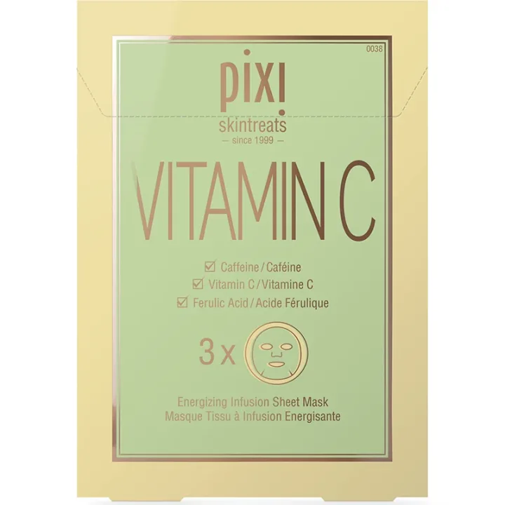Pixi Vitamin-C Energizing Sheet Mask 3 x 23 g Pixi