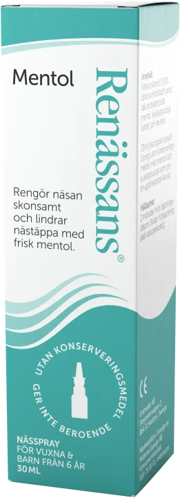 Renässans Mentol nässpray 30 ml Renässans