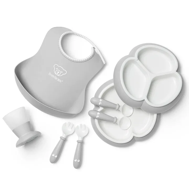 BabyBjörn Barnservis 8 delar Grå Babybjörn