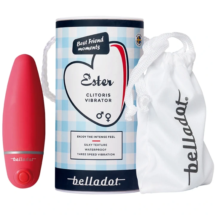 Belladot Ester Clitoris Vibrator Red Belladot