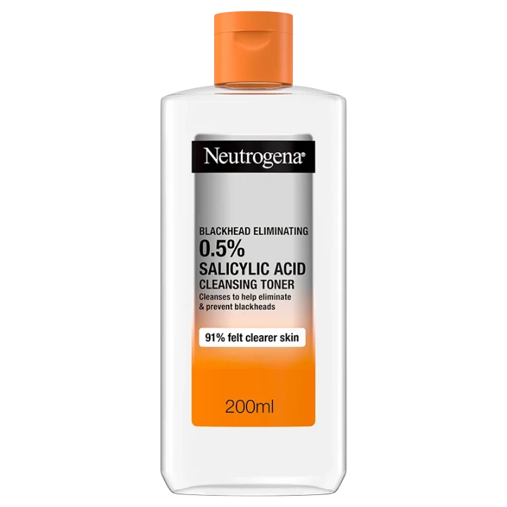 Neutrogena Blackhead Eliminating 0.5 % Salicylic Acid Cleansing Toner 200 ml Neutrogena