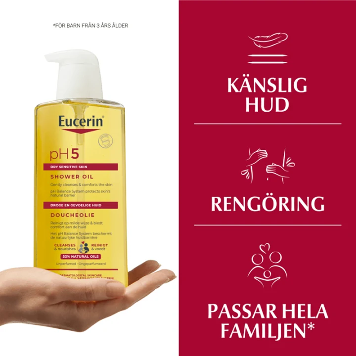 Eucerin pH5 Shower Oil oparfymerad 400 ml Eucerin