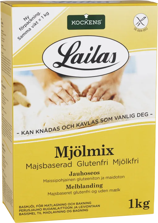 Lailas Mjölmix Majsbaserad glutenfri MJÖLKfri 1 kg Lailas