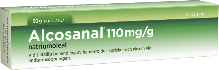 Alcosanal Rektalsalva 110 mg/g 50 g Alcosanal