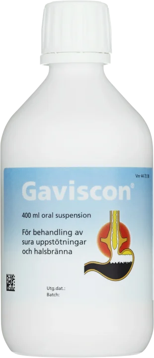 Gaviscon® Oral suspension Plastflaska, 400ml Gaviscon