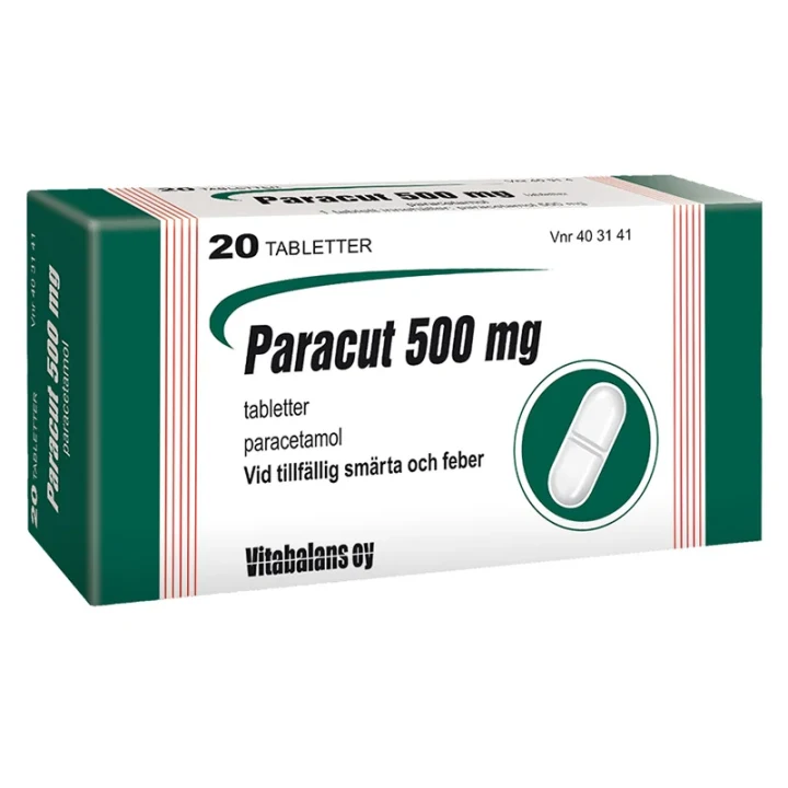 Paracut Tablett 500mg Blister, 20tabletter Paracut