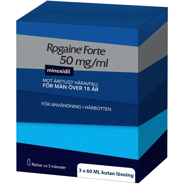 Rogaine Forte lösning 50 mg/ml 3x60 ml Rogaine