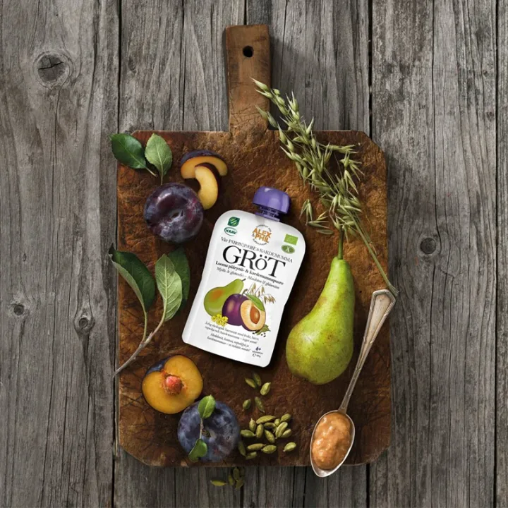 Alex & Phil Vår Päron- & Kardemummagröt 100 g Alex & Phil