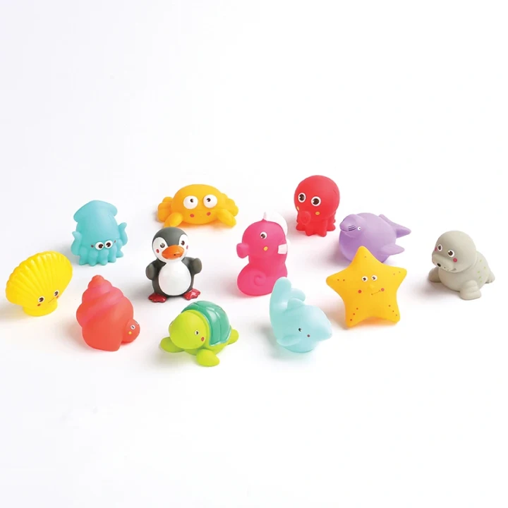 LUDI Badleksaker havsdjur 12 st Ludi
