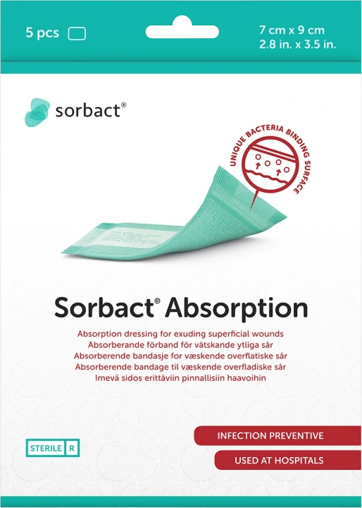 Sorbact Absorption 7 x 9 cm 5 st Sorbact