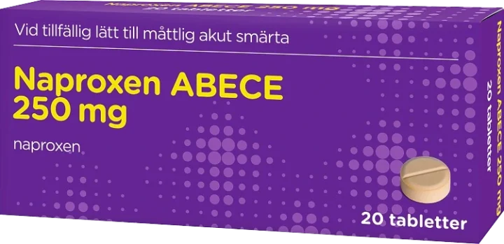 Naproxen ABECE tablett 250 mg 20 st ABECE