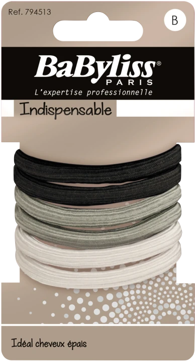 BaByliss Tjock hårnodd 6 st BaByliss