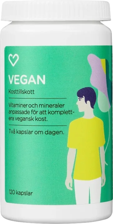 Hjärtats Multivitamin Vegan 120 st Hjärtats