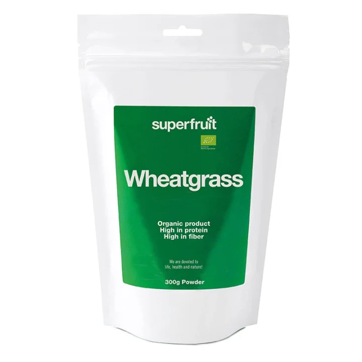 Superfruit Wheatgrass/Vetegräs Powder EKO 300 g Superfruit