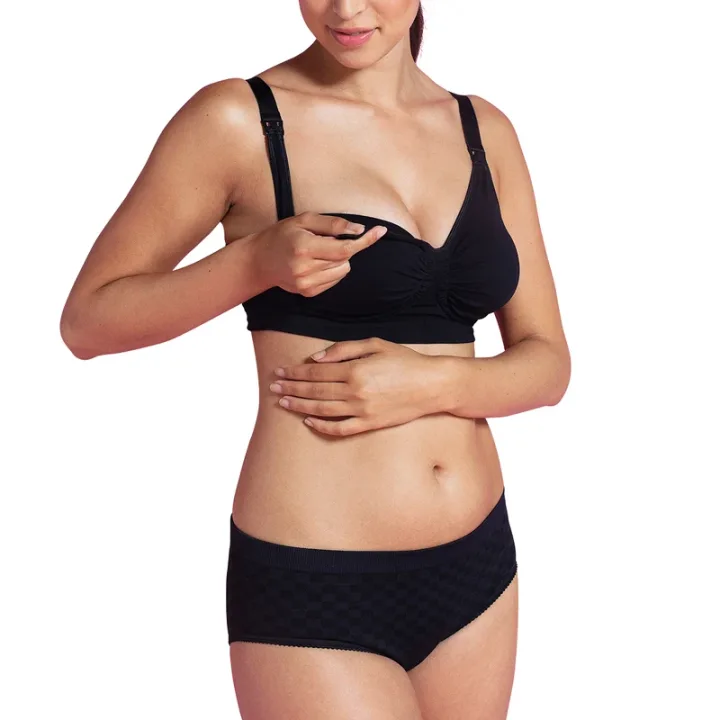 Carriwell Amningsbh med Gelbygel Svart XL Carriwell