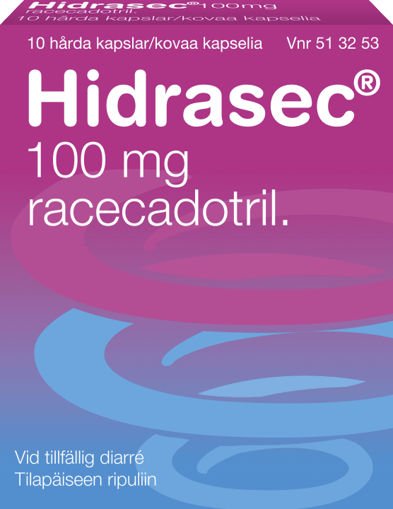 Hidrasec 100 mg 10 hårda kapslar Hidrasec