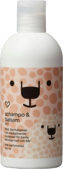 Hjärtats 2in1 Schampo & Balsam Milt parfymerad 250 ml Hjärtats