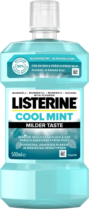 Listerine Cool Mint Milder Taste Munskölj 500 ml Listerine