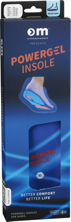 Ortho Movement Powergel Insole 47-48 Ortho Movement