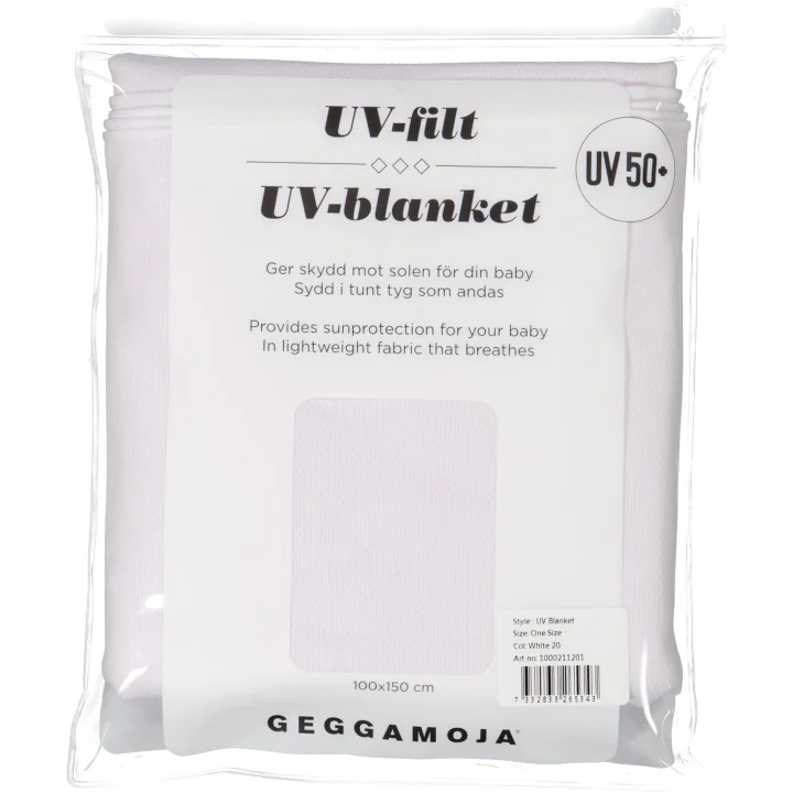 Geggamoja UV Filt 50+ Offwhite One Size Geggamoja