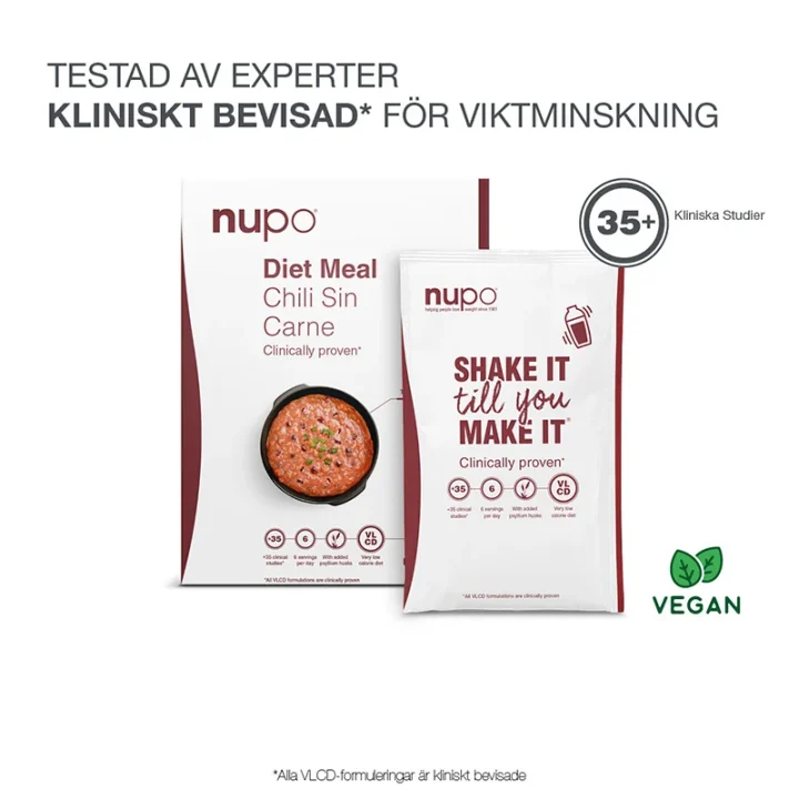Nupo Diet Meal Chili Sin Carne 10 portioner Nupo