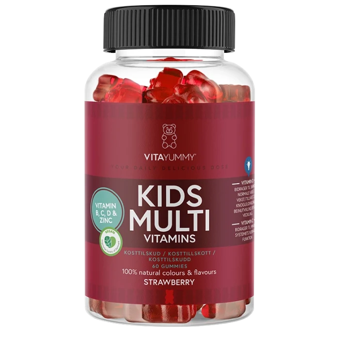 VitaYummy Kids Multivitamin Strawberry 60 st VitaYummy