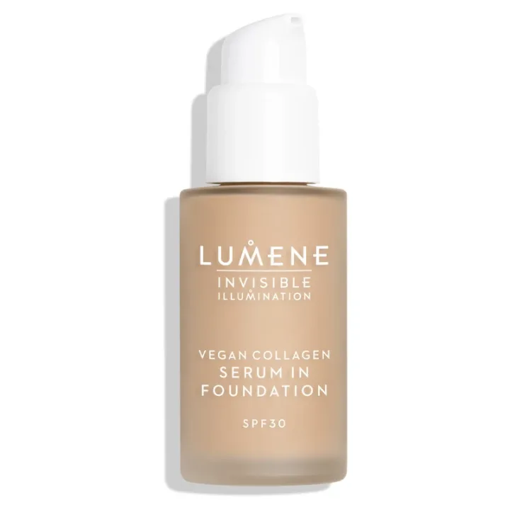 Lumene Invisible Illumination Vegan Collagen Serum in Foundation SPF 30, 30 ml 4 Lumene