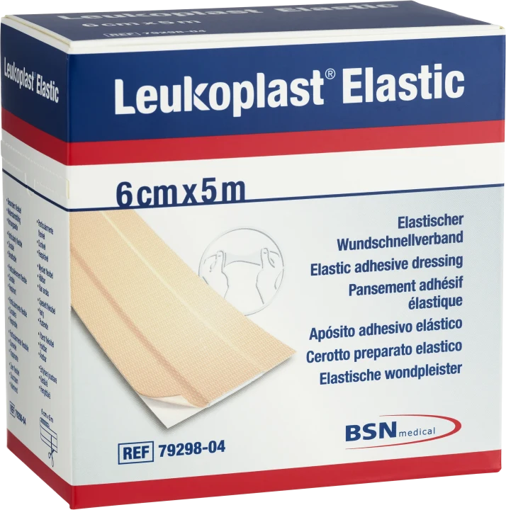 Leukoplast Elastic 6 cm x 5 m 1 st Leukoplast