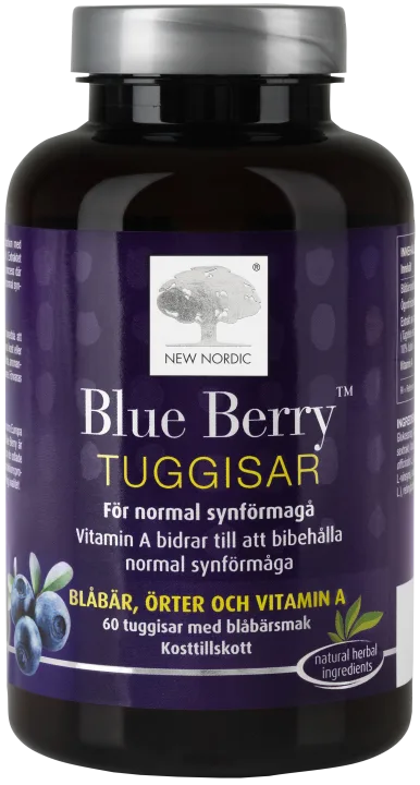 New Nordic Blue Berry Tuggisar 60 st New Nordic