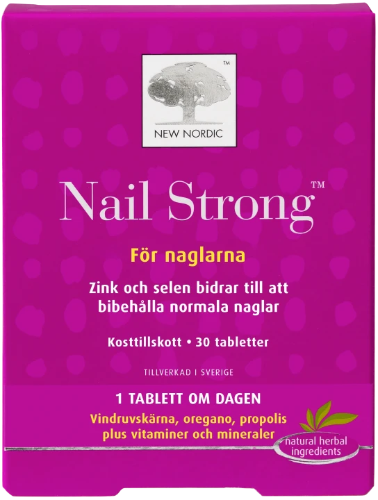 New Nordic Nail Strong Tablett 30 st New Nordic