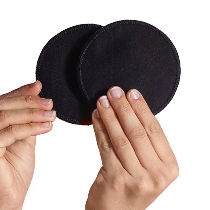 Carriwell Amningsinlägg Svarta Tvättbara 6 st inkl Tvättpåse Carriwell