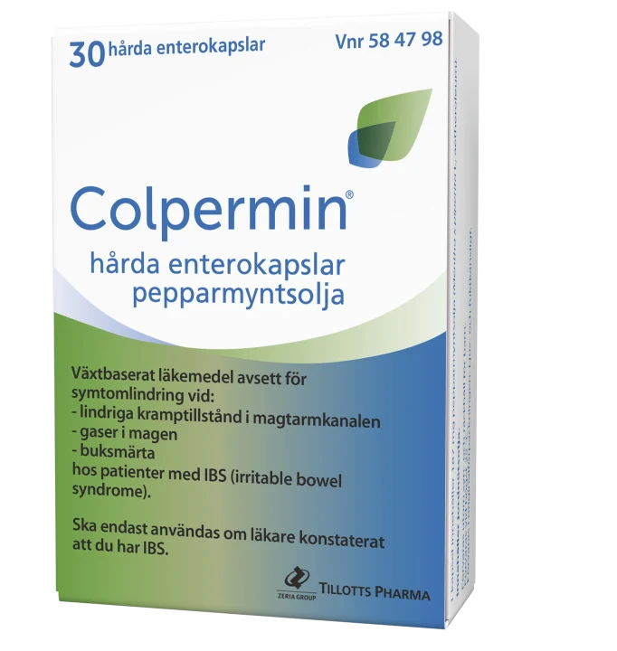 Colpermin® Enterokapsel, hård Blister, 30kapslar Colpermin