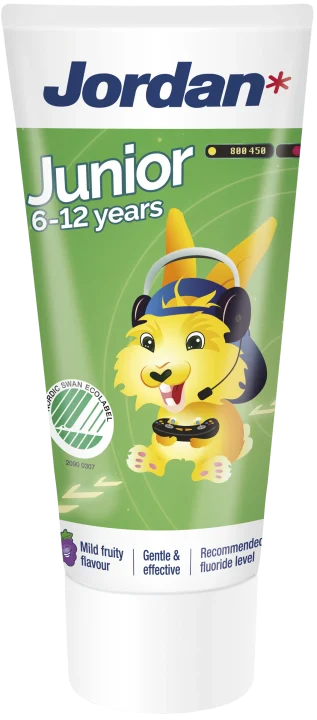 Jordan Junior Tandkräm 6-12år 50ml Jordan