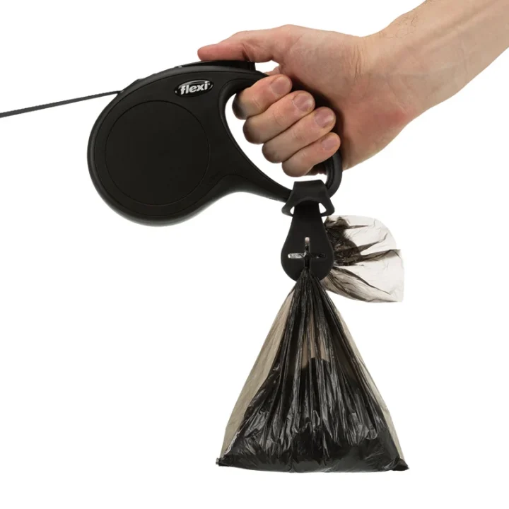 Trixie Bajspåsehållare för Koppel Svart 14 × 4 cm Trixie