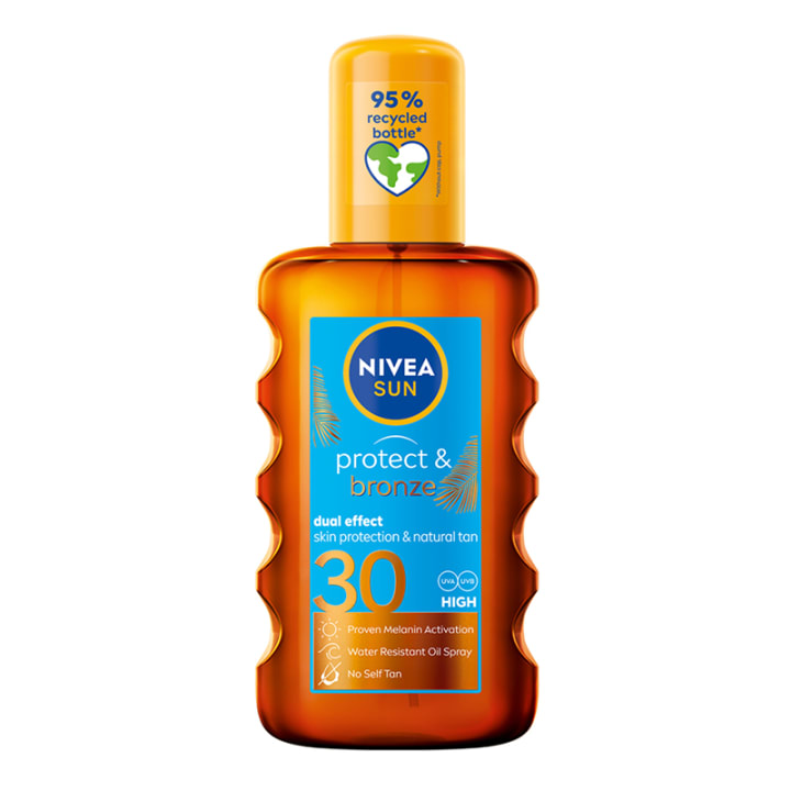 Nivea Sun Protect & Bronze Oil Spray SPF30 200 ml Nivea