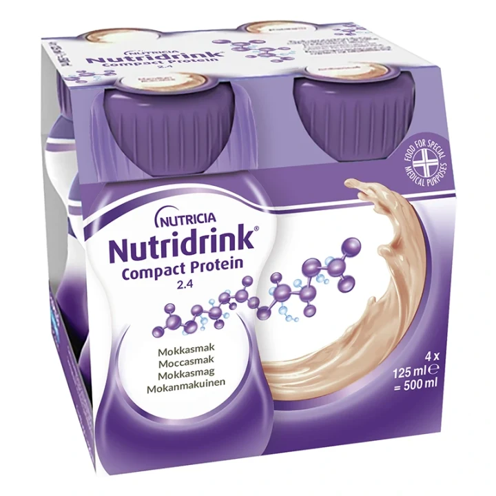 Nutridrink Compact Protein drickfärdigt Mocca 4x125ml Nutridrink